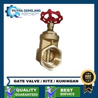 Gambar 3" inch / GATE VALVE KUNINGAN / KITZ ORIGINAL dari PUTRA GEMILANG1 undefined 3 Tokopedia