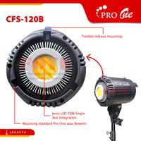 Gambar LED COB Lampu Sorot Foto Video Film Self Studio Siaran Streaming Podcast Light Lighting 120 Watt 120W Continuous Kelvin Pro One CFS-120B - CFS-120B dari Foyu Photo Jakarta undefined 2 Tokopedia