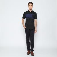Gambar KENT&CREW KEMEJA LENGAN PENDEK SLIM FIT HITAM MOTIF PRIA - C-WCQ507-B5 - S dari KENT & CREW undefined 5 Tokopedia