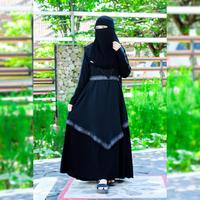 Gambar Abaya Zella Free ikat Pinggang Bordir Arab by Balqis collection Temboro - M dari Balqis Collection Temboro undefined 1 Tokopedia