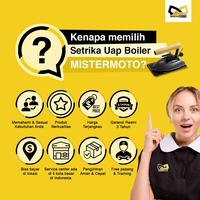 Gambar Setrika Uap Steam Boiler Laundry Konveksi dan Gorden MISTERMOTO TERLARIS DI PASARAN - OTOMATIS API, tbg aja 10ltr dari Mistermoto by TukangLaundry undefined 1 Tokopedia