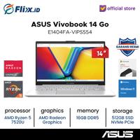 Gambar ASUS Vivobook Go E1404FA-VIPS554 AMD Ryzen 5 7520U AMD Radeon Graphics 16GB 512GB 14"FFHD  WIN11 OHS - NON PAKET dari FLIXX.ID undefined 2 Tokopedia