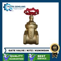 Gambar 3" inch / GATE VALVE KUNINGAN / KITZ ORIGINAL dari PUTRA GEMILANG1 undefined 1 Tokopedia