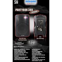 Gambar Speaker Portable Minami PARTYBOX 380 PB380 15 Inch 2 AC/DC ORIGINAL dari LOUIS ELECTRONIC undefined 1 Tokopedia