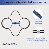 Gambar Kunci Sabuk Tutup Tempat Sampah Outdoor Universal Tali Bungee Tugas Berat Besar Trash Can Lid Lock dari Cyber-MM undefined 4 Tokopedia