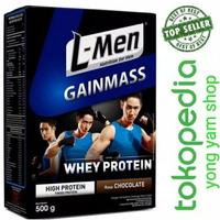 Gambar Terlaris L-Men Gain Mass 500Gr Lmen Gainmass Susu Whey Protein Suplemen Fitness dari Retro Chic&#39;s undefined 1 Tokopedia