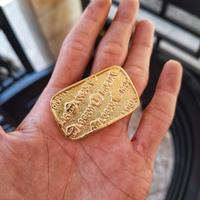 Gambar Miniatur Emas Batangan Kuningan 999.9 Logam Mulia 100 gram dari ArjunaBrass.id undefined 3 Tokopedia