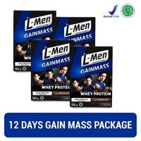 Gambar Terlaris 12 Days Gain Mass Package: L-Men Gain Mass Chocolate 500Gr dari Retro Chic&#39;s undefined 5 Tokopedia