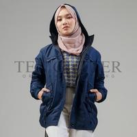 Gambar Jaket Parka Wanita Hoodie Muslimah Terbaru dan murah tahan air dan angin Cocok untuk Naik Motor dan fashion dari ARKAN KU undefined 1 Tokopedia