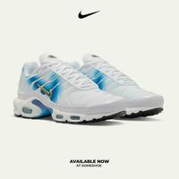 Gambar Nike Air Max Plus TN Spray Paint Swoosh White Blue Original BNIB - 39 dari Someshoe undefined 3 Tokopedia