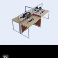 Gambar Meja kantor partisi kantor workstation indachi Caselix untuk 4 orang dari centralfurniture88 undefined 5 Tokopedia