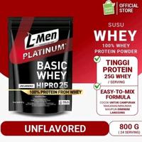 Gambar Terlaris L-Men Lmen Platinum Basic Whey Protein Unflavoured 800Gr dari Retro Chic&#39;s undefined 3 Tokopedia