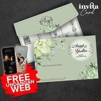 Gambar Undangan Pernikahan Lipat 3 Hijau Cantik TF2 dari Invita card undefined 1 Tokopedia