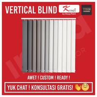 Gambar Vertical Blind dimout 80% - kerai kain - termurah !! - TENTRAM-TDS dari Indrainterior undefined 1 Tokopedia