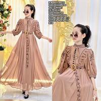 Gambar Dinda Kids Gamis Wanita Anak Terbaru 2024 Elegan Gamis Anak Kekinian Viral Gamis Modern Lebaran Mewah Dress Muslimah Model Baru - Milo, M dari GM Store Id_NEW undefined 1 Tokopedia