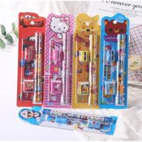 Gambar Stationary Set 5 in 1 Alat Tulis Anak Sekolah Penghapus Penggaris Pensil Serutan Karakter Lucu Set Isi 5pcs - PS-05 EMON dari Alpe66 undefined 1 Tokopedia