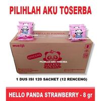 Gambar Meiji HELLO PANDA Biscuit STRAWBERRY RENCENG - (HARGA 1 DUS) dari Hesenshop undefined 1 Tokopedia
