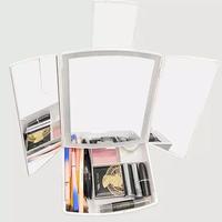 Gambar Kaca Cermin Rias Travel Portable Lighted Makeup Mirror Dimming Dimmer Led Lampu Tri Fold 3 Warna Termurah Ready Terbaik dari PonirahDiecast undefined 2 Tokopedia