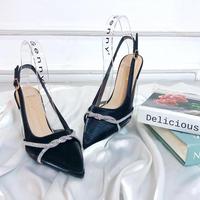 Gambar Obral Sepatu Wanita Heels 7,5 Cm Tali Belakang Genny (Qynely-0233010) dari Hasnaa Market undefined 2 Tokopedia
