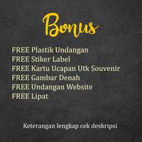 Gambar Undangan Pernikahan Lipat 3 Hijau Cantik TF2 dari Invita card undefined 3 Tokopedia