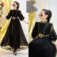 Gambar Dinda Kids Gamis Wanita Anak Terbaru 2024 Elegan Gamis Anak Kekinian Viral Gamis Modern Lebaran Mewah Dress Muslimah Model Baru - Milo, M dari GM Store Id_NEW undefined 5 Tokopedia