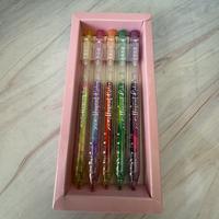 Gambar gelpen rainbow pen glitter ballpoint gliter cetek fancy dari BONGATK undefined 1 Tokopedia