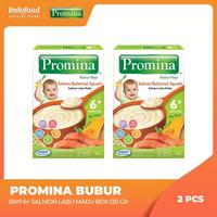 Gambar Terbaru 2Pcs - Promina Bubur Bayi 6+ Salmon Labu Madu Box 120 Gr Ori dari Baby Stev undefined 1 Tokopedia