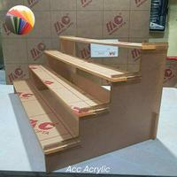 Gambar Display miniatur RAK TANGGA PAJANGAN 4 susun 5mm P 45cm x L 6cm T 20cm - 45x20x24 dari Acc Acrylic undefined 3 Tokopedia