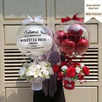 Gambar Bucket Balon Bloom Box Flower Bouquet Bunga Kode 002 - d- miki florist - pink dari MIKI FLORIST JKT undefined 1 Tokopedia