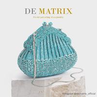 Gambar Party Cutch Tas Pesta Wanita Swarovski Crystal Biru Langit Laut Light Blue Kristal Aqua Model Dompet Tas Tangan Kondangan Cantik Mewah Unik Elegan Kecil Mini Pastel Fashion Wedding Bag Mondial Queen DE MATRIX dematrix dari Dematrix Official undefined 2 Tokopedia