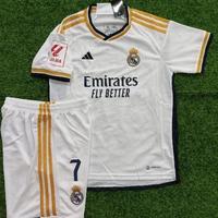 Gambar Jersey REAL MADRID KIDS ANAK Home + NAMESET + PATCH Grade Ori 2023/2024 - Versi Laliga, 16 dari CV YenikaJayaStore undefined 3 Tokopedia