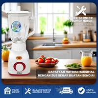 Gambar SEKAI Blender Plastik 1,5 Liter 2 in 1 Juicer & Dry Mill Blender Jus dan Bumbu Serbaguna - BL 851 PS - Merah dari SEKAI HOME ELECTRONICS undefined 3 Tokopedia