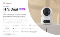 Gambar IP Camera Ezviz H7C 2K+ Dual-Lens 4MP+4MP Pan & Tilt Wi-Fi Camera - H7C Only dari GENERAL CCTV SERPONG undefined 3 Tokopedia