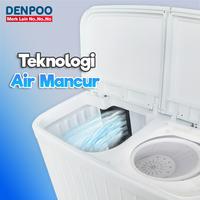 Gambar MESIN CUCI 2 TABUNG DENPOO DW 8901 4P - 8KG dari DENPOO OFFICIAL BALI undefined 2 Tokopedia