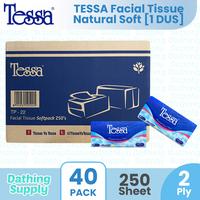 Gambar GROSIR Tessa Facial Tissue Isi 250 Sheet - 2 Helai / 1 Dus Isi 40 Pack dari Dathing Supply undefined 1 Tokopedia