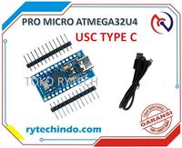 Gambar ARDUINO PROMICRO PRO MICRO ATMEGA32U4 5V USB TYPE C - TANPA KABEL dari Rytechindo shop undefined 1 Tokopedia