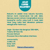 Gambar Kopi Robusta Sumber Urip Bengkulu Natural - 100 gram, Halus dari Akar Coffee Roastery undefined 3 Tokopedia