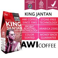 Gambar Awi Coffee Kopi King Jantan Peaberry 250gr Biji |Arabica |Roasted Biji dari Awi Coffee Medan undefined 1 Tokopedia