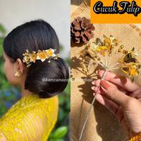 Gambar Cucuk Tulip/ cucuk emas Bali / aksesoris hiasan rambut wanita / aksesoris Hairdo / konde / aksesoris wisuda kundangan dari Eleganzaonlineshop undefined 1 Tokopedia