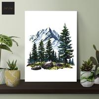 Gambar Pajangan Dinding / Hiasan Dinding Lukisan Pemandangan Gunung Dekorasi Ruang Tamu Kantor - Motif 1 dari Grafika Design undefined 2 Tokopedia