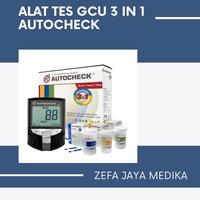 Gambar ALAT TES GCU 3 IN 1 AUTOCHECK Alat Cek Gula Darah Asam Urat dan Kolesterol Autocheck dari Zefa Jaya Medika undefined 2 Tokopedia