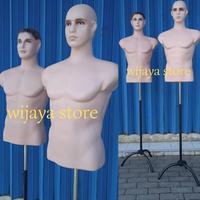 Gambar Manekin Patung Set Penyangga Badan Pria Kepala Rambut dan Botak Kualitas Tebal dari indo hoki undefined 2 Tokopedia