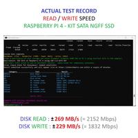 Gambar KIT-2B(256) : Raspberry Pi 4 (4GB RAM) KIT SATA NGFF SSD 256GB - Complete SET SIAP PAKAI dari badank Electronic undefined 2 Tokopedia