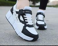 Gambar Sepatu Roda 1 Heelys Untuk Bermain Sepatu Roda anak-anak Warna Hitam Putih - Hitam, 32 dari ERUTAN SHOP undefined 3 Tokopedia