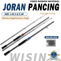 Gambar Price Wisin Joran Pancing 1.65M/1.8M/2.1M Fishing Rod Carbon Resistansi Maksimum 20Kg Fishing Pole 2 Section Joran Fiber Joran Fishing Of Catch - Biru, 1.65M dari Pamungkasl Collection undefined 1 Tokopedia