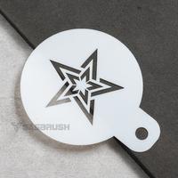 Gambar Stencil Cetakan Gambar - Kecil - 2STAR - BINTANG dari sasbrush id undefined 3 Tokopedia