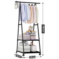 Gambar Hanger Gantungan Baju Rak Berdiri Multifungsi 55x42x160cm dari Aufaa Mart undefined 2 Tokopedia