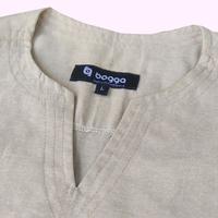Gambar Baju Muslim Pria Koko Linen Dewasa - Putih, M dari bogga.id undefined 4 Tokopedia