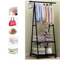 Gambar Hanger Gantungan Baju Rak Berdiri Multifungsi 55x42x160cm dari Aufaa Mart undefined 3 Tokopedia