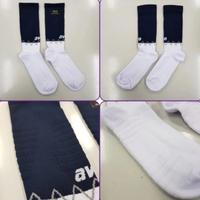 Gambar kaos kaki kaoskaki socks olahraga bola futsal putsal Avo R9 knit original dari Wans Sports undefined 3 Tokopedia
